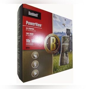 Bushnell PowerView All Purpose Binoculars, 10 x 50 mm Magnication, Realtree AP